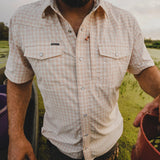Men's Western Pearl Snap Shirt Short Sleeve