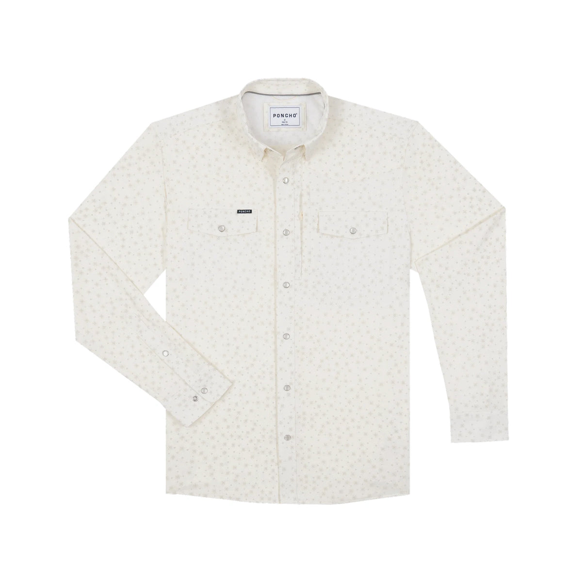 Men's Western Pearl Snap Shirt Long Sleeve