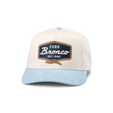 American Needle 11. HATS - HATS BILLED - HATS BILLED Wrangler Bronco Hat | Ivory / Smoke Blue