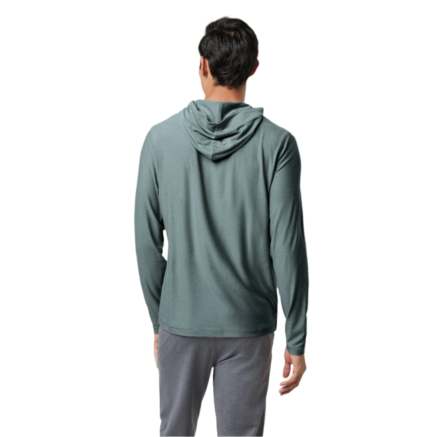 Vuori 01. MENS APPAREL - MENS LS SHIRTS - MENS LS HOODY Men's Strato Tech Hoodie SMB SMOKED BERYL