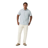 Vuori 01. MENS APPAREL - MENS SS SHIRTS - MENS SS BUTTON UP Men's Short Sleeve Manhattan Button Down HRG HARBOR GREY