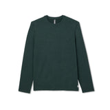 Vuori 01. MENS APPAREL - MENS LS SHIRTS - MENS LS CASUAL Men's Long Sleeve Ponto Performance Tee HEV EVERGREEN HEATHER