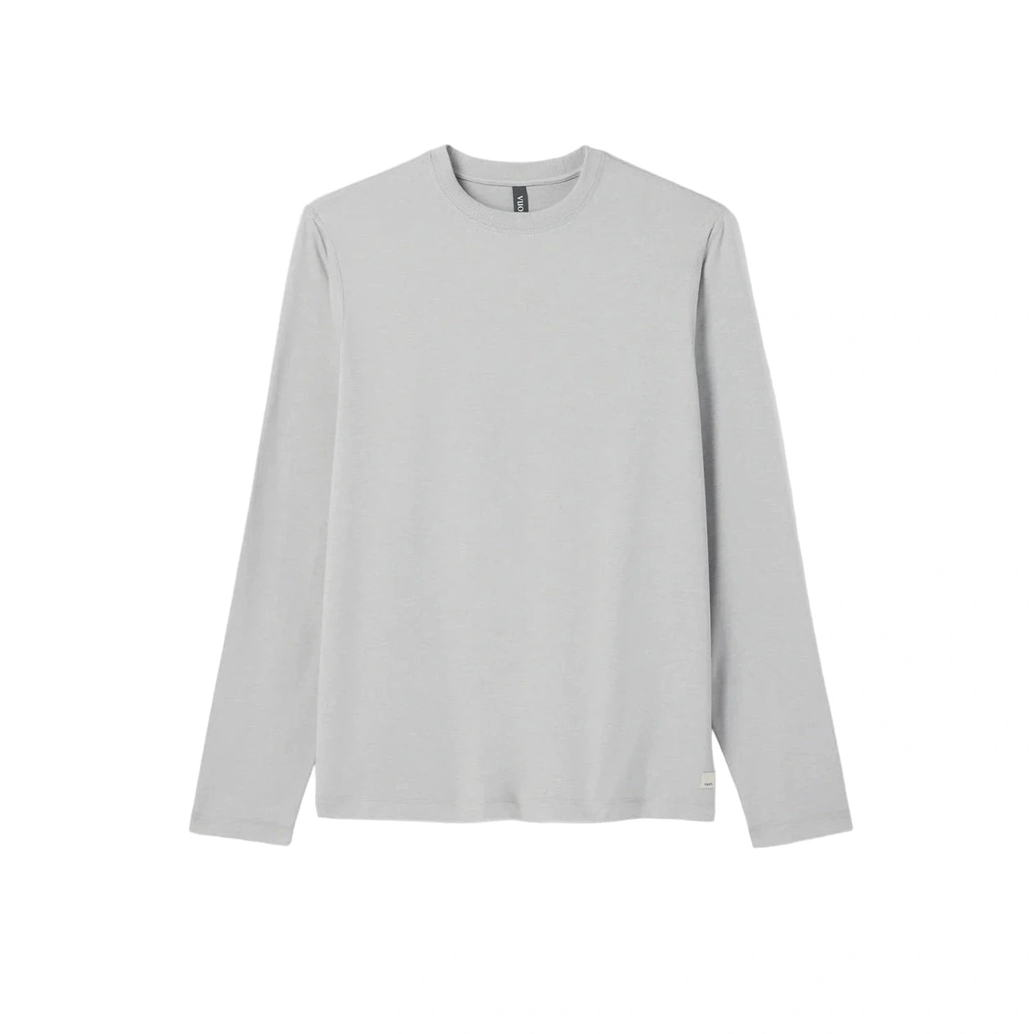 Vuori 01. MENS APPAREL - MENS LS SHIRTS - MENS LS CASUAL Men's Long Sleeve Ponto Performance Tee HFG FROST GREY HEATHER