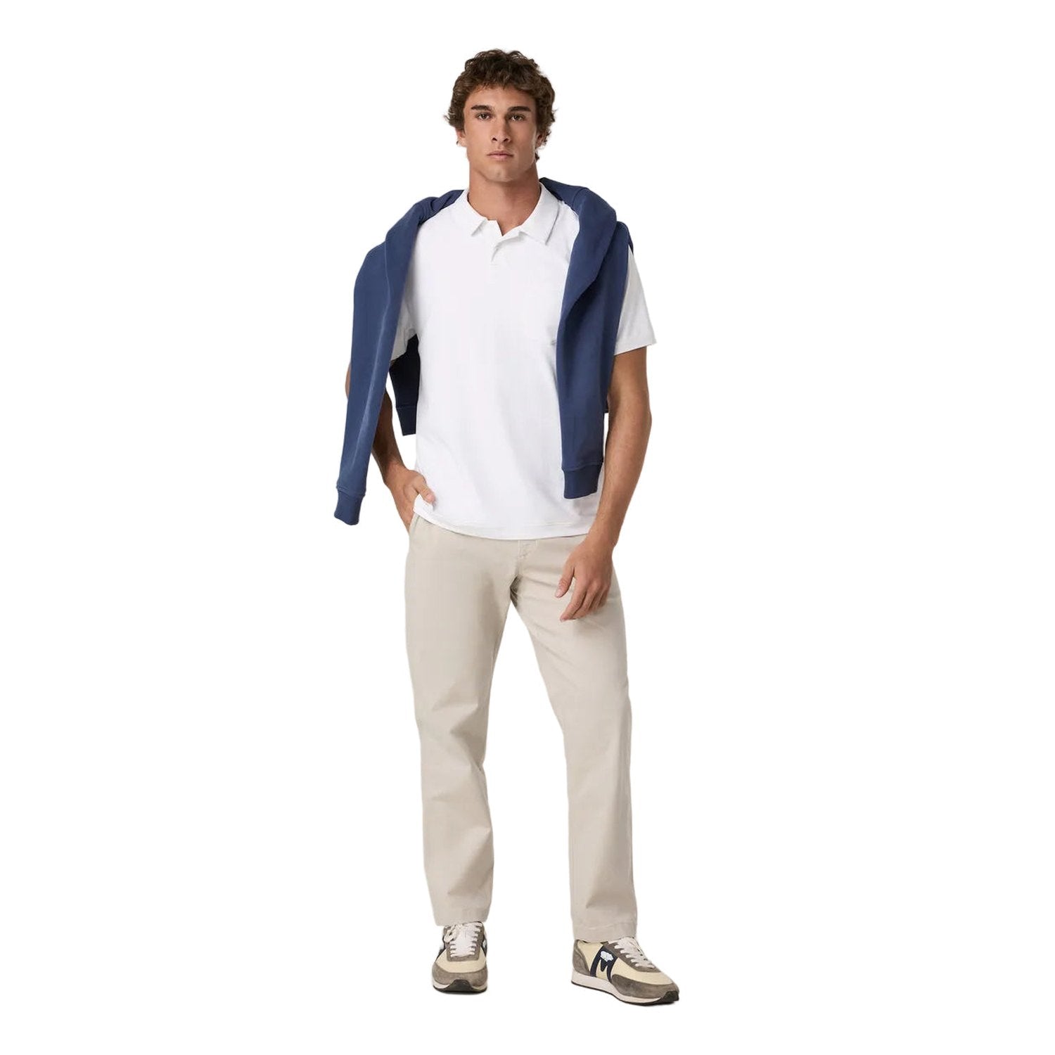 Vuori 01. MENS APPAREL - MENS SS SHIRTS - MENS SS POLO Men's Short Sleeve Ponto Performance Polo WHT WHITE