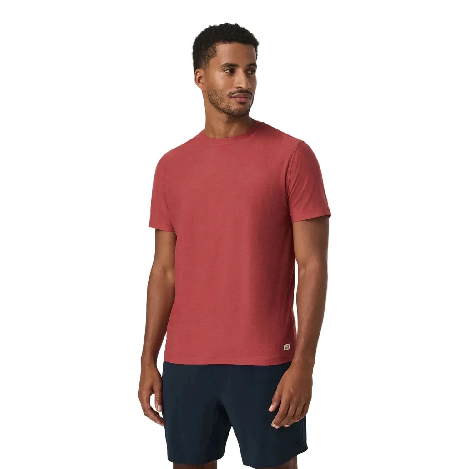 Vuori 01. MENS APPAREL - MENS SS SHIRTS - MENS SS ACTIVE Men's Strato Tech Tee HHO FIRE HEATHER