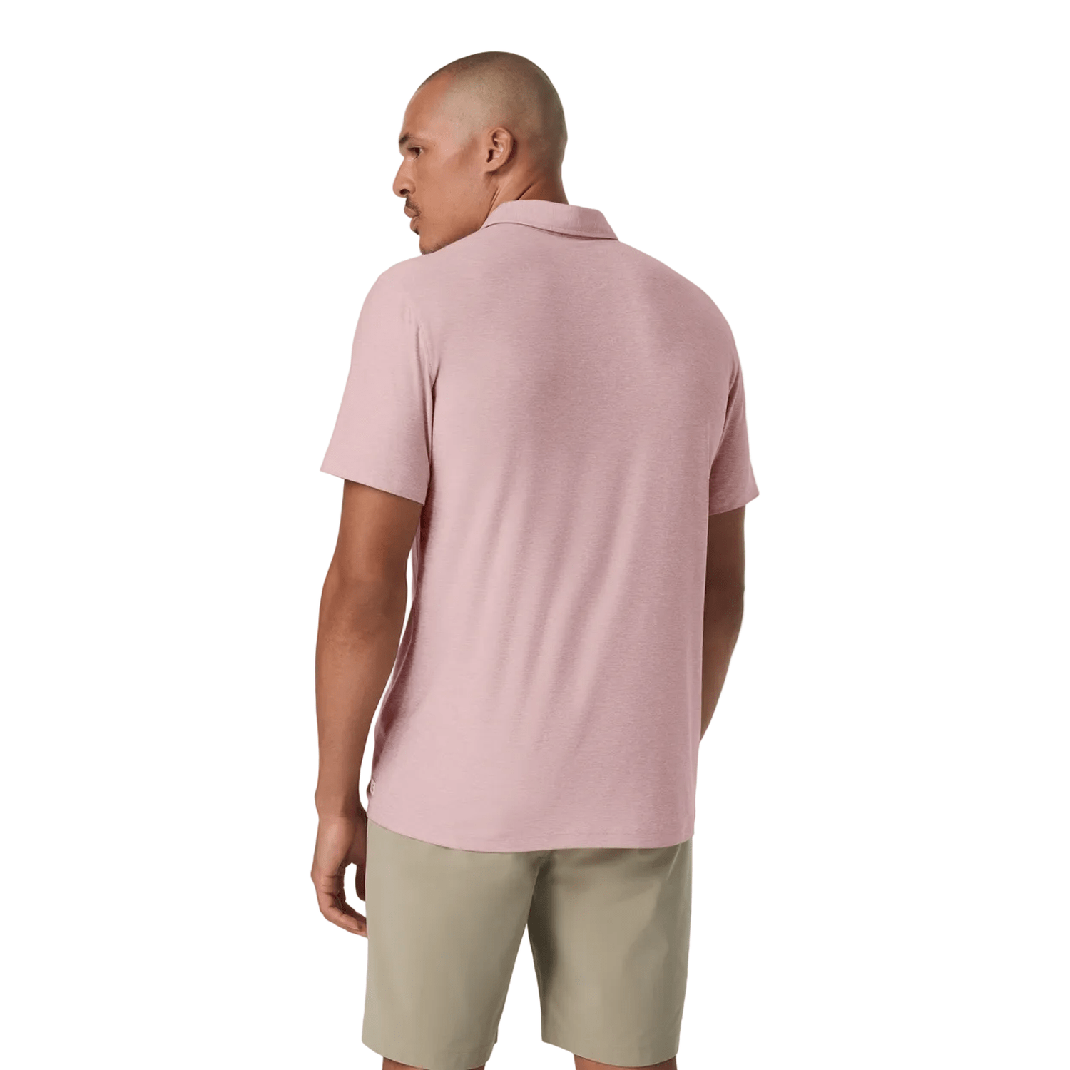 Vuori 01. MENS APPAREL - MENS SS SHIRTS - MENS SS POLO Men's Strato Tech Polo HFR FADED ROSE HEATHER