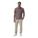 Vuori 01. MENS APPAREL - MENS SS SHIRTS - MENS SS POLO Men's Strato Tech Polo TMH TIMBER HEATHER