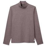 Vuori 01. MENS APPAREL - MENS HOODIES|SWEATERS - MENS PO Q ZIP Men's Ponto Half Zip Mock Neck HHB HUCKLEBERRY HEATHER