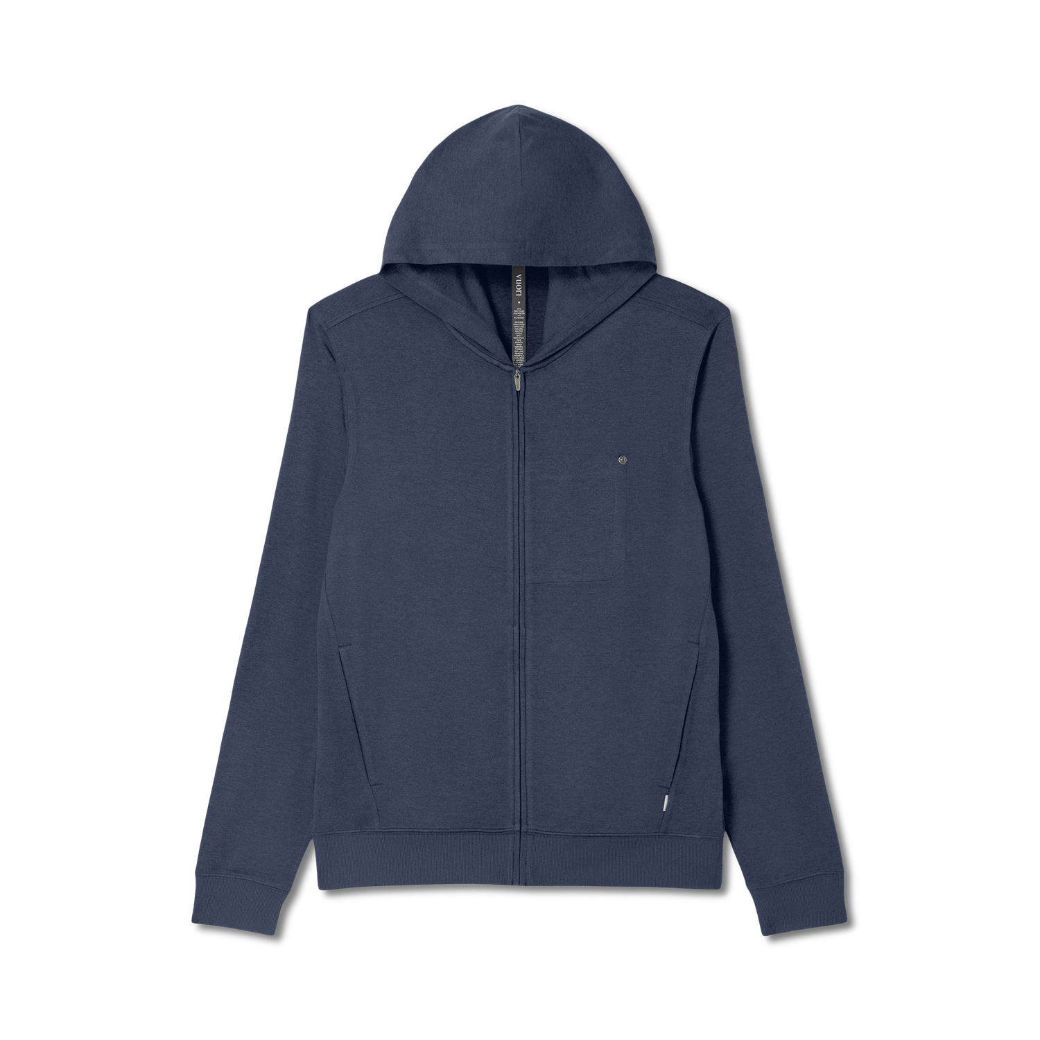 Vuori 01. MENS APPAREL - MENS HOODIES|SWEATERS - MENS PO HOODY Men's Ponto Full Zip Hoodie HAZ AZURE HEATHER