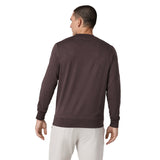 Vuori 01. MENS APPAREL - MENS HOODIES|SWEATERS - MENS PO SWEATERS Men's Ponto Performance Crew HHS SANGRIA HEATHER