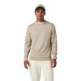 Vuori 01. MENS APPAREL - MENS HOODIES|SWEATERS - MENS PO SWEATERS Men's Ponto Performance Crew HTF TRUFFLE HEATHER