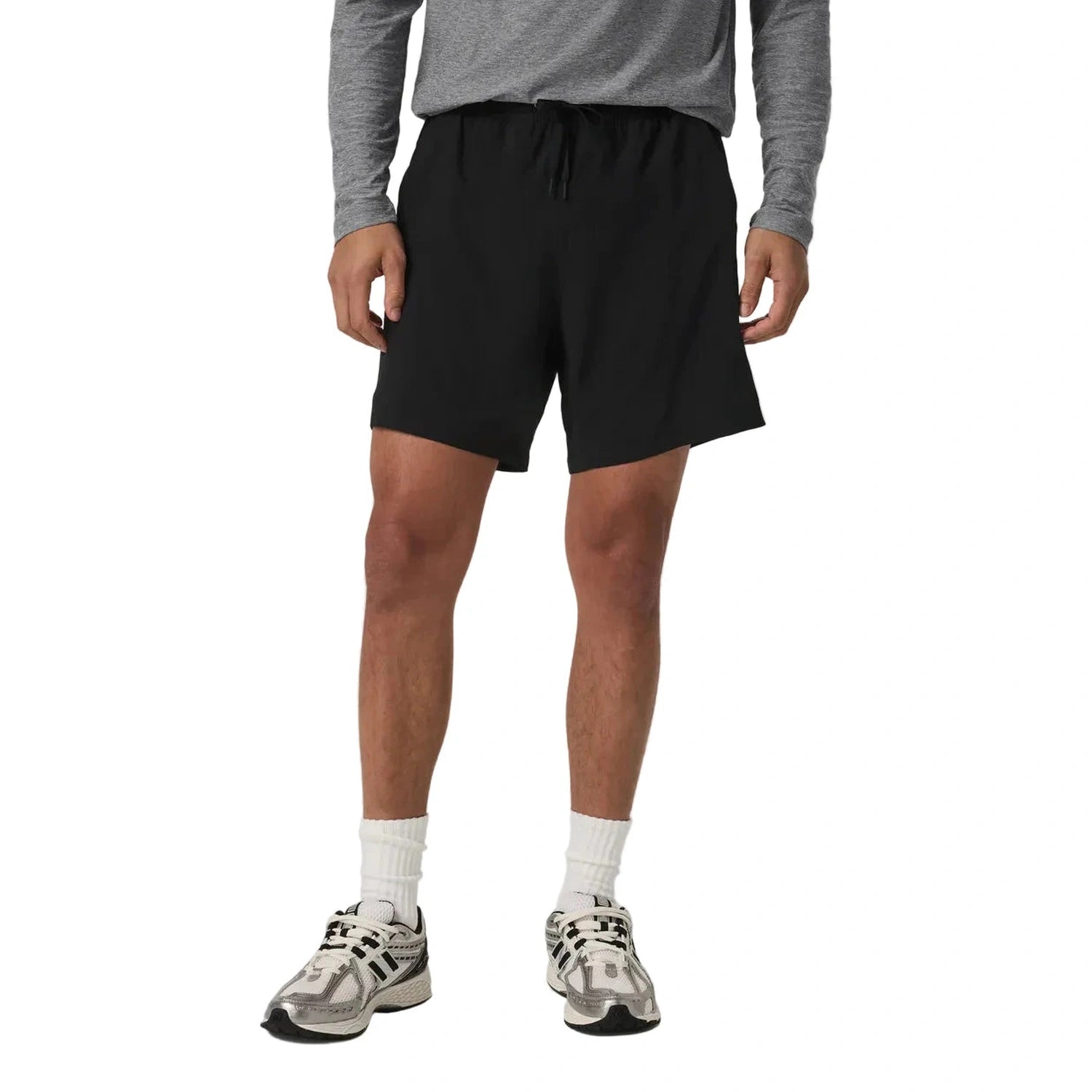 Vuori 01. MENS APPAREL - MENS SHORTS - MENS SHORTS ACTIVE Men's HardKore Short Lined 7" BLK BLACK