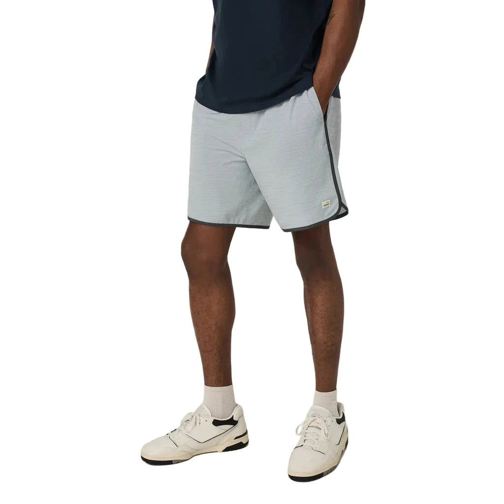 Men’s Banks Short Vuori - BZU BLUE HAZE SLUB STRIPE / S