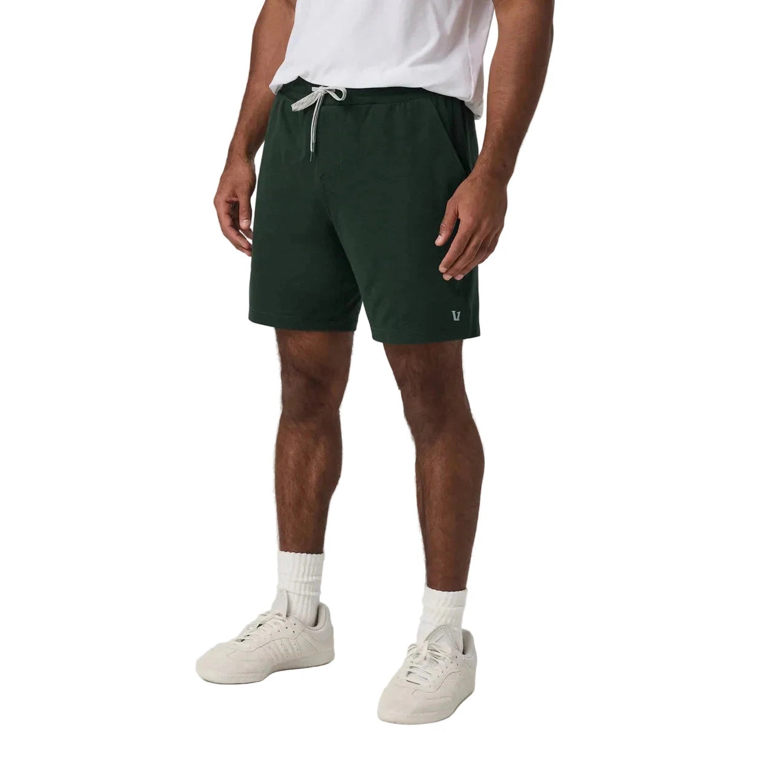Vuori 01. MENS APPAREL - MENS SHORTS - MENS SHORTS LOUNGE Men's Ponto Short - 7 in HTP SPRUCE HEATHER
