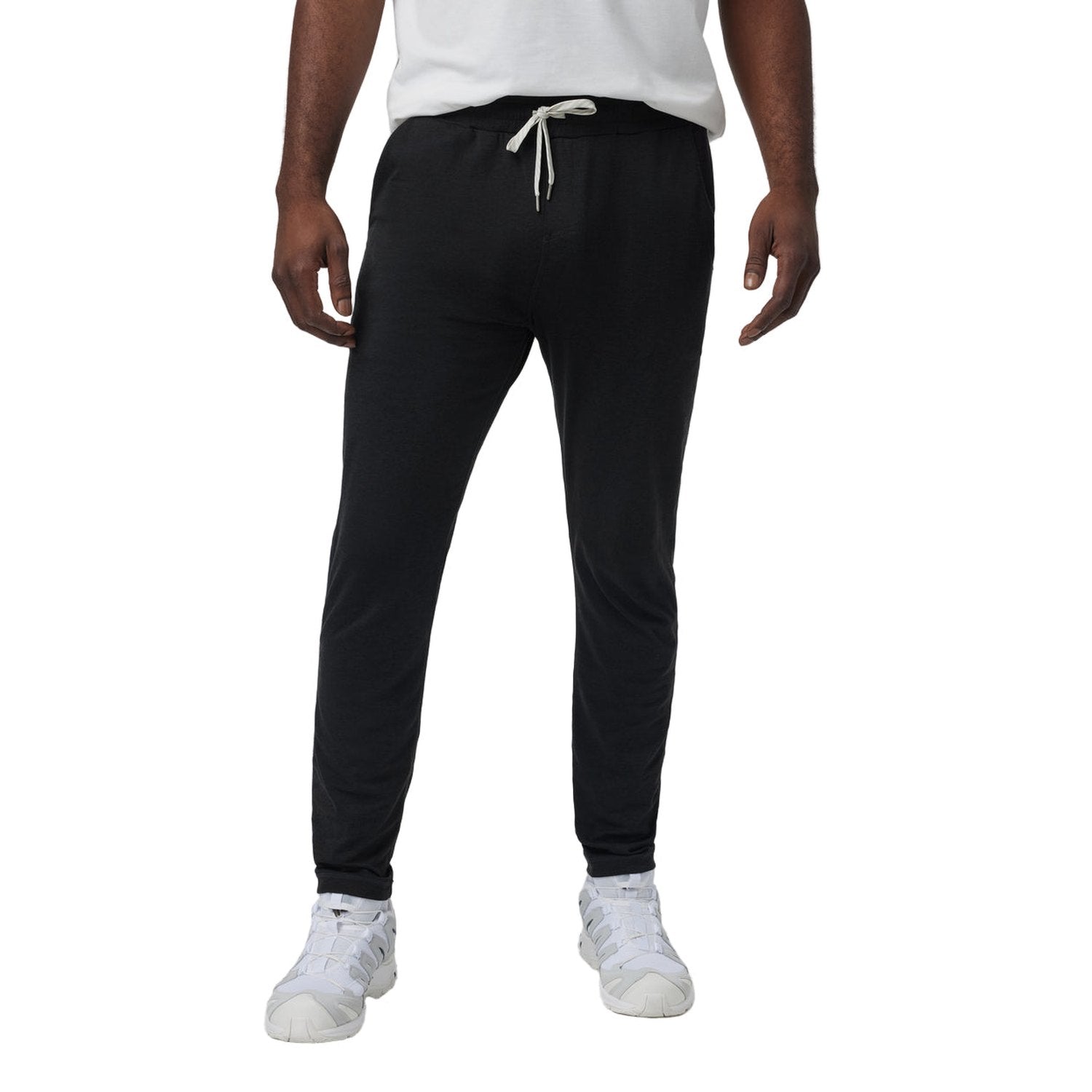Vuori 01. MENS APPAREL - MENS PANTS - MENS PANTS LOUNGE Men's Ponto Performance Pant BLACK HEATHER