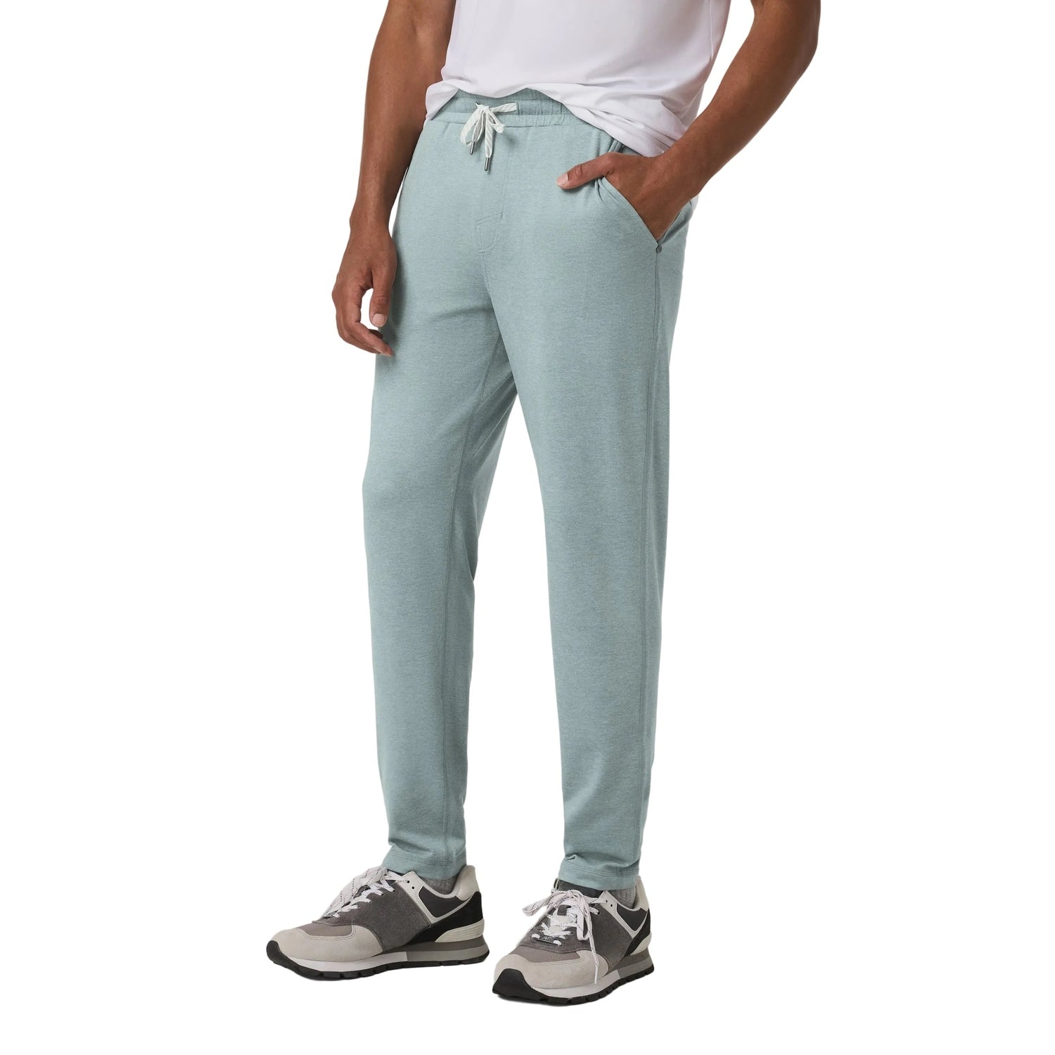 Vuori 01. MENS APPAREL - MENS PANTS - MENS PANTS LOUNGE Men's Ponto Performance Pant HYB MISTY BLUE HEATHER