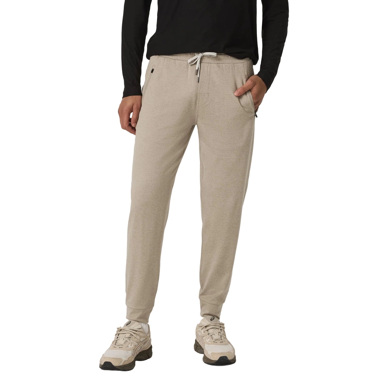 Vuori 01. MENS APPAREL - MENS PANTS - MENS PANTS LOUNGE Men's Ponto Performance Jogger HTF TRUFFLE HEATHER