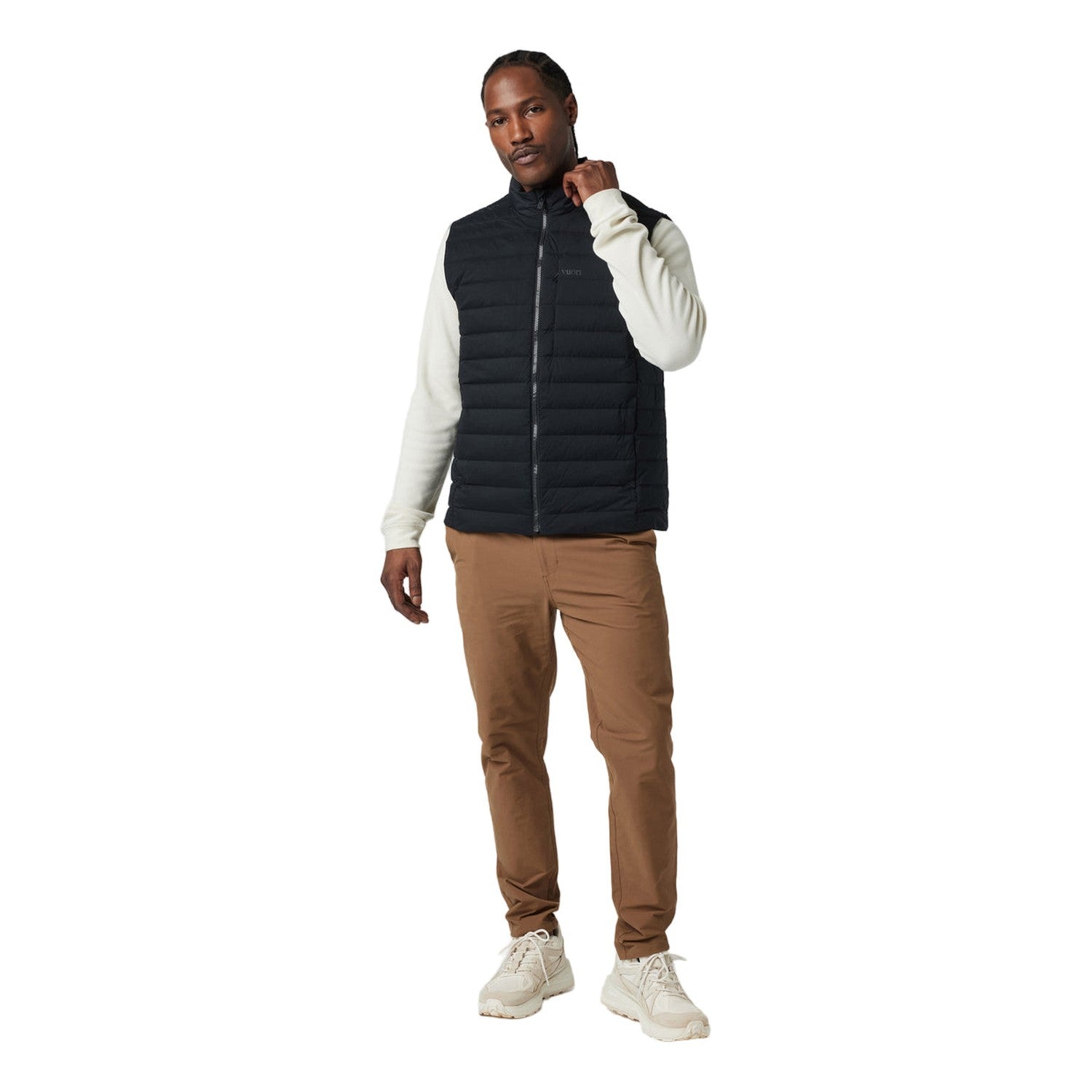 Vuori 01. MENS APPAREL - MENS VEST - MENS VEST INSULATED Men's Steadfast Insulated Vest BLK BLACK