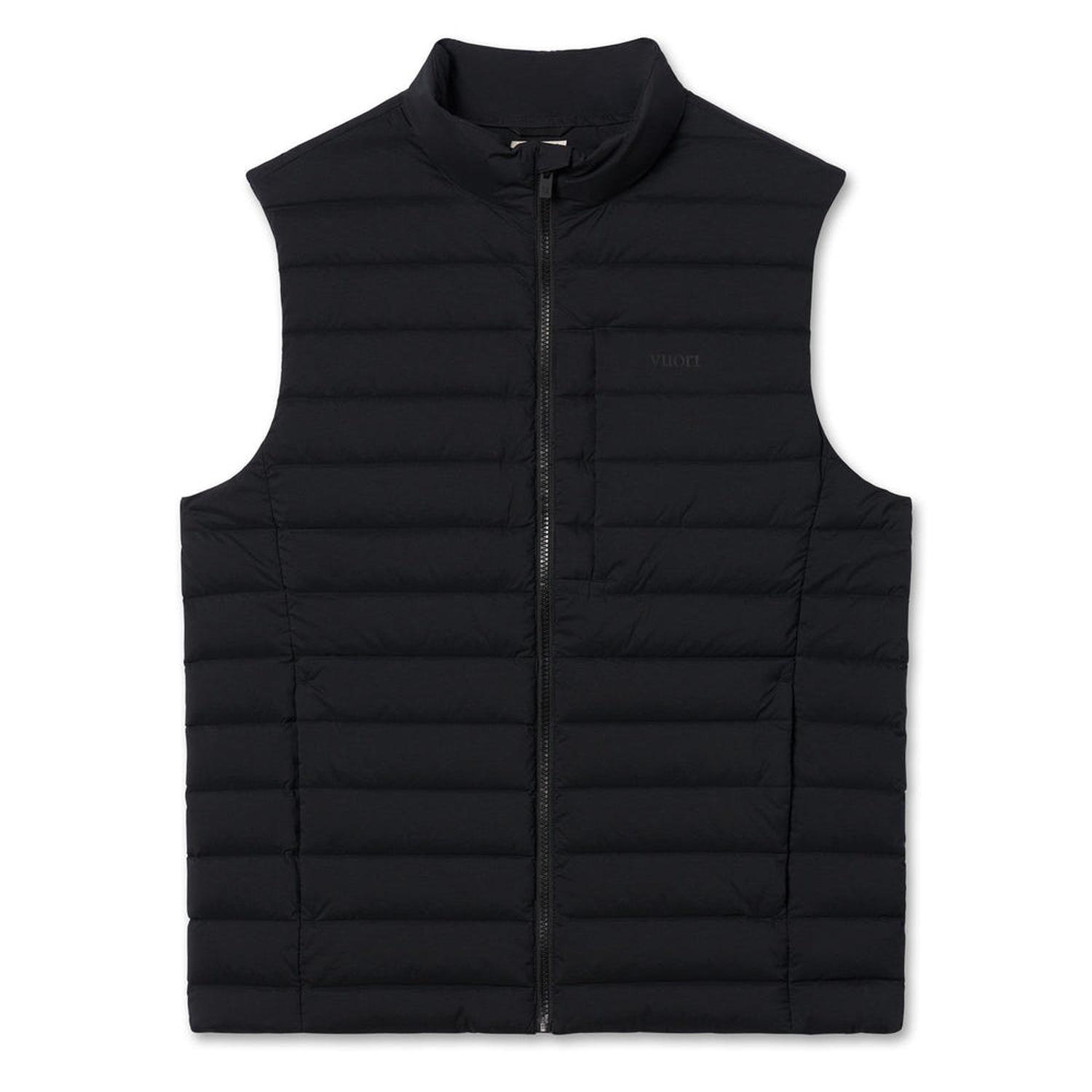 Vuori 01. MENS APPAREL - MENS VEST - MENS VEST INSULATED Men's Steadfast Insulated Vest BLK BLACK