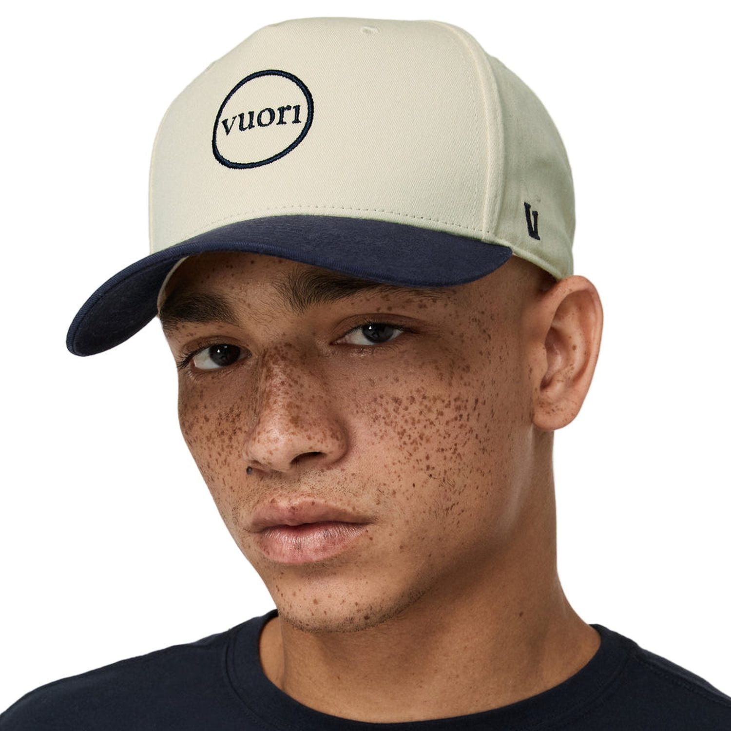 Vuori 11. HATS - HATS BILLED - HATS BILLED Hermosa Two Tone Hat NVY NAVY OS