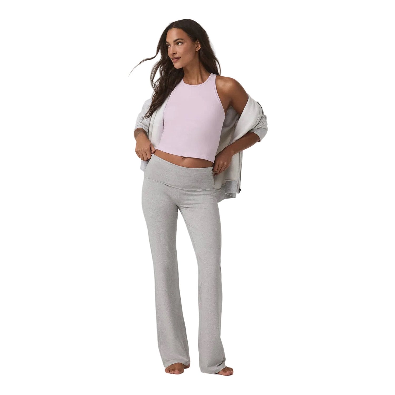 Vuori 02. WOMENS APPAREL - WOMENS SS SHIRTS - WOMENS TANK CASUAL Women's Pose Plyo Tank LBZ LILAC BREEZE