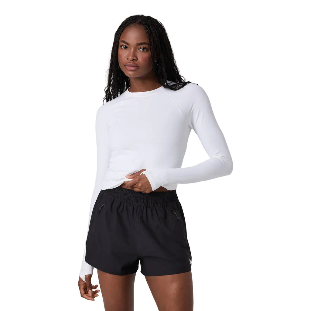 Women’s Long Sleeve Seamless Surge Tee Vuori - WHT WHITE