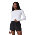 Women’s Long Sleeve Seamless Surge Tee Vuori - WHT WHITE