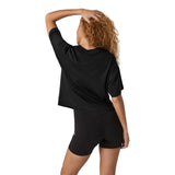 Vuori 02. WOMENS APPAREL - WOMENS SS SHIRTS - WOMENS SS ACTIVE Women's Energy Tee Long HBK BLACK HEATHER