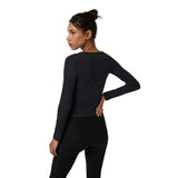 Women's Long Sleeve Pose Subtle Scoop