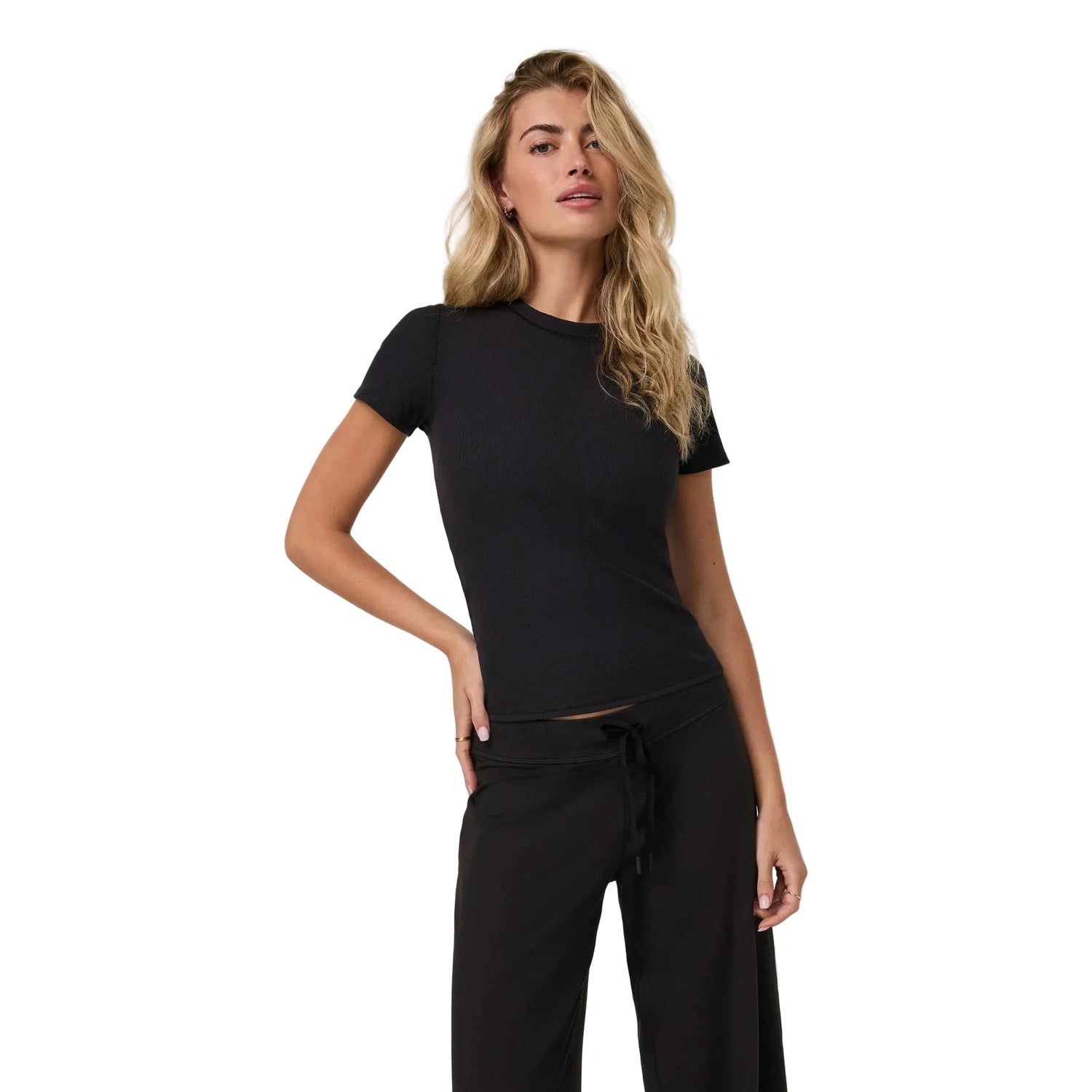 Women's Pose Fitted Long T-Shirt