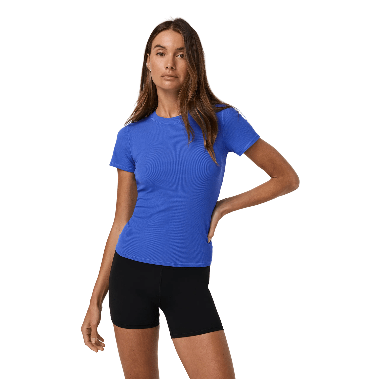 Women's Pose Fitted Long T-Shirt