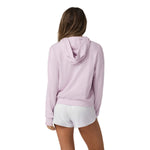 Vuori 02. WOMENS APPAREL - WOMENS HOODIES|SWEATERS - WOMENS PO HOODY Women's Halo Modern Pullover Hoodie LZH LILAC BREEZE HEATHER