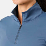 Vuori 02. WOMENS APPAREL - WOMENS HOODIES|SWEATERS - WOMENS PO Q ZIP Women's Chilled Out Half Zip LAG LAGOON