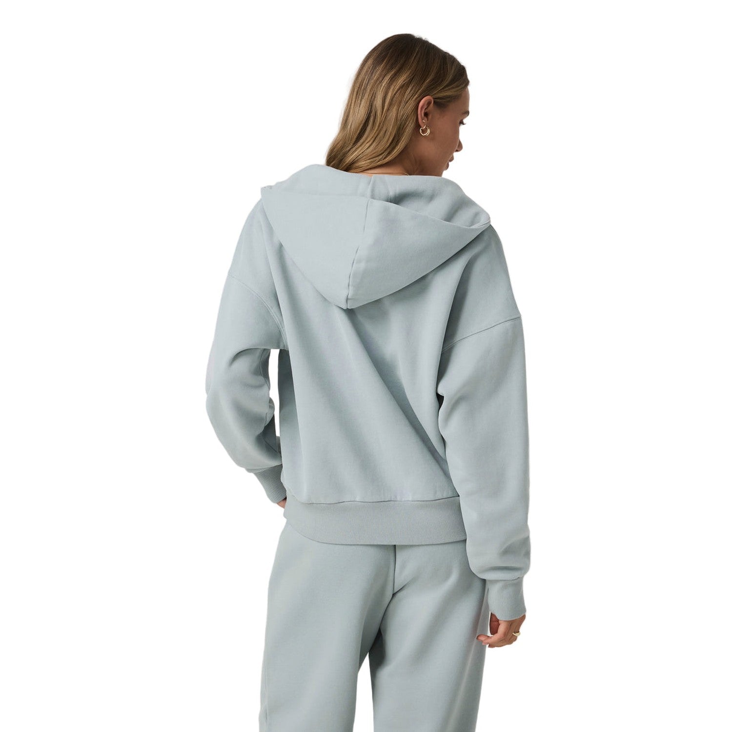 Vuori 02. WOMENS APPAREL - WOMENS HOODIES|SWEATERS - WOMENS PO HOODY Women's Restore Relaxed Half Zip Hoodie BHZ BLUE HAZE