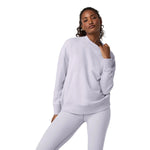 Vuori 02. WOMENS APPAREL - WOMENS HOODIES|SWEATERS - WOMENS PO SWEATERS Women's Sedona Weekender Crew LVI LAVENDER ICE