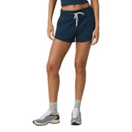 Vuori 02. WOMENS APPAREL - WOMENS SHORTS - WOMENS SHORTS LOUNGE Women's Halo Performance Short 2.0 BTH BLUE COAST HEATHER