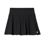 Vuori 02. WOMENS APPAREL - WOMENS DRESS|SKIRT - WOMENS SKIRT ACTIVE Women's Baseline Gingham Skirt 14.5" BLK BLACK