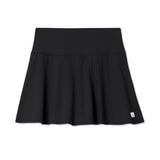 Vuori 02. WOMENS APPAREL - WOMENS DRESS|SKIRT - WOMENS SKIRT ACTIVE Women's Baseline Gingham Skirt 14.5" BLK BLACK