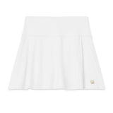 Vuori 02. WOMENS APPAREL - WOMENS DRESS|SKIRT - WOMENS SKIRT ACTIVE Women's Baseline Gingham Skirt 14.5" WHT WHITE