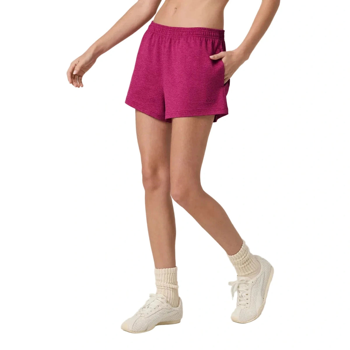 Women’s Halo Short Vuori - DFH DRAGONFRUIT HEATHER / XS