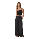 Vuori 02. WOMENS APPAREL - WOMENS PANTS - WOMENS PANTS CASUAL Women's Villa Everyday Wideleg BLK BLACK