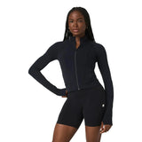 Vuori 02. WOMENS APPAREL - WOMENS JACKETS - WOMENS JACKETS CASUAL Women's Vuori AllTheForm™ Fitness Jacket BLK BLACK