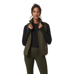 Vuori 02. WOMENS APPAREL - WOMENS VEST - WOMENS VEST INSULATED Women's Canyon Insulated Vest OLV OLIVE