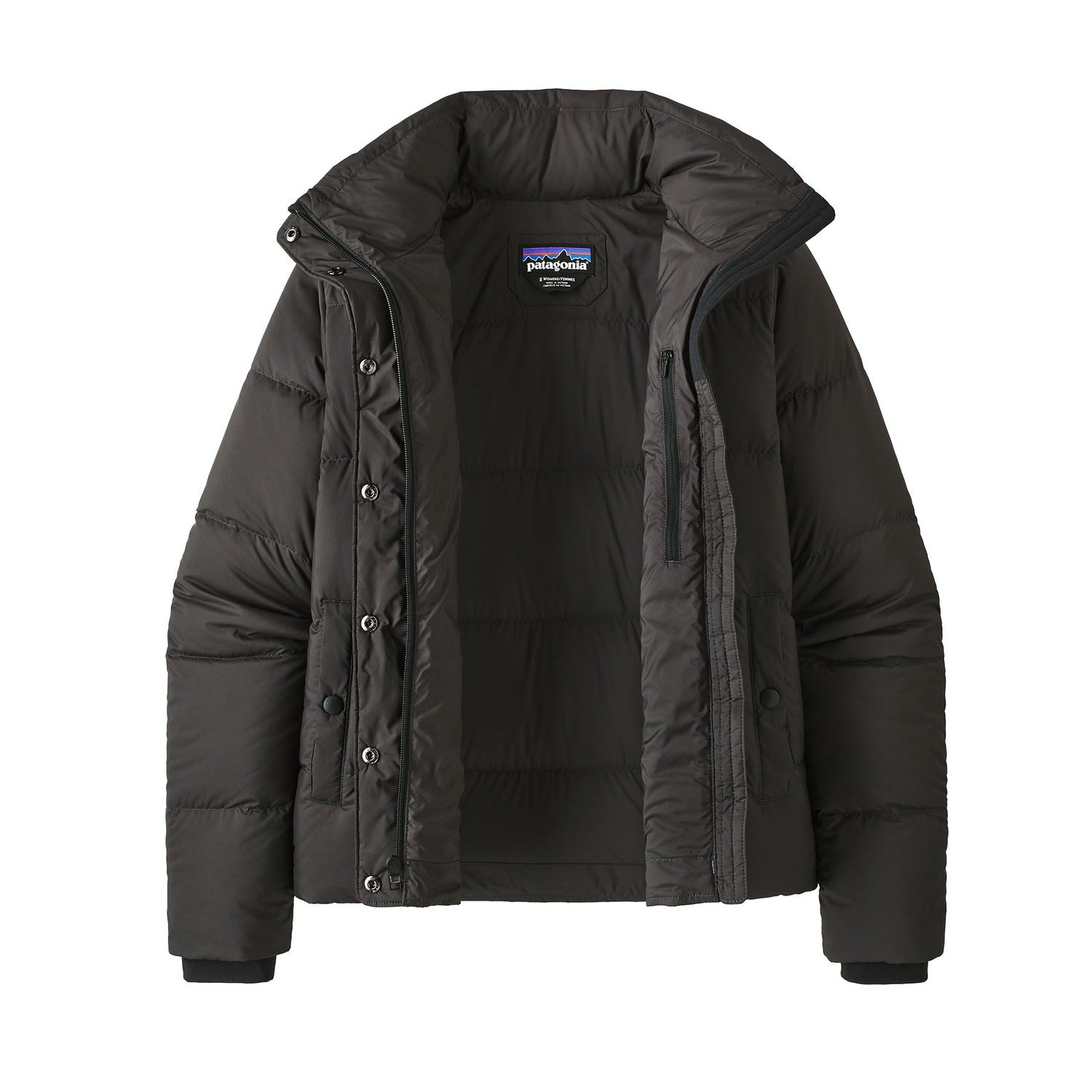 Patagonia 02. WOMENS APPAREL - WOMENS JACKETS - WOMENS JACKETS INSULATED Women's Silent Down Jacket BLK BLACK
