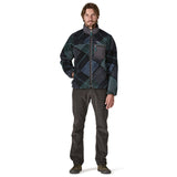 Patagonia 01. MENS APPAREL - MENS JACKETS - MENS JACKETS FLEECE Men's Classic Retro-X® Fleece Jacket RQIN RAINFALL QUILT| INK BLACK