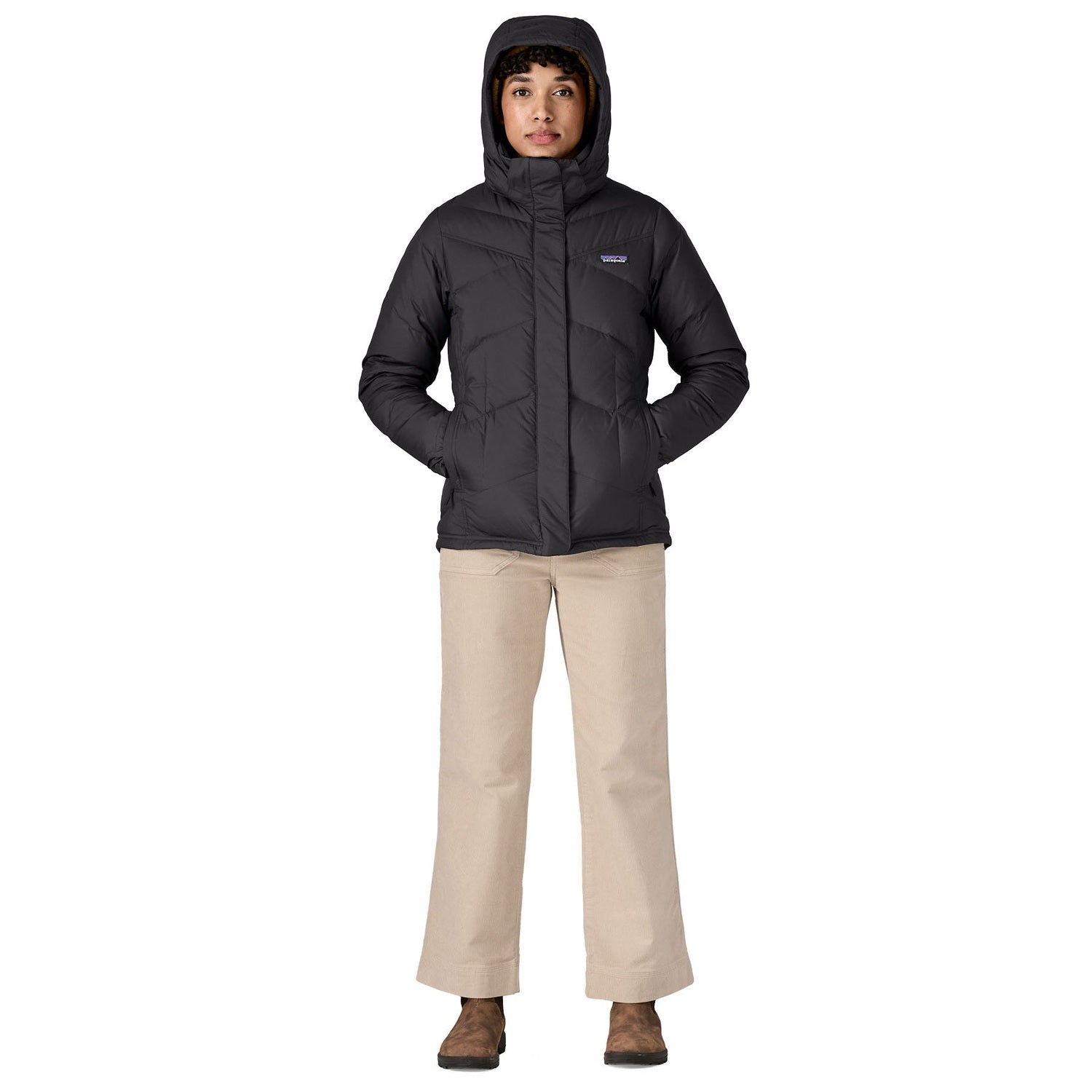 Patagonia 02. WOMENS APPAREL - WOMENS JACKETS - WOMENS JACKETS INSULATED Women's Down With It Jacket BLK BLACK