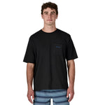 Patagonia 01. MENS APPAREL - MENS T-SHIRTS - MENS T-SHIRT SS Men's Boardshort Logo Pocket Responsibili-Tee EVMA EVENING MAUVE