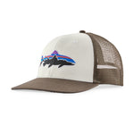 Patagonia 11. HATS - HATS BILLED - HATS BILLED Fitz Roy Trout Trucker Hat WTMA WHITE W MARLOW BROWN