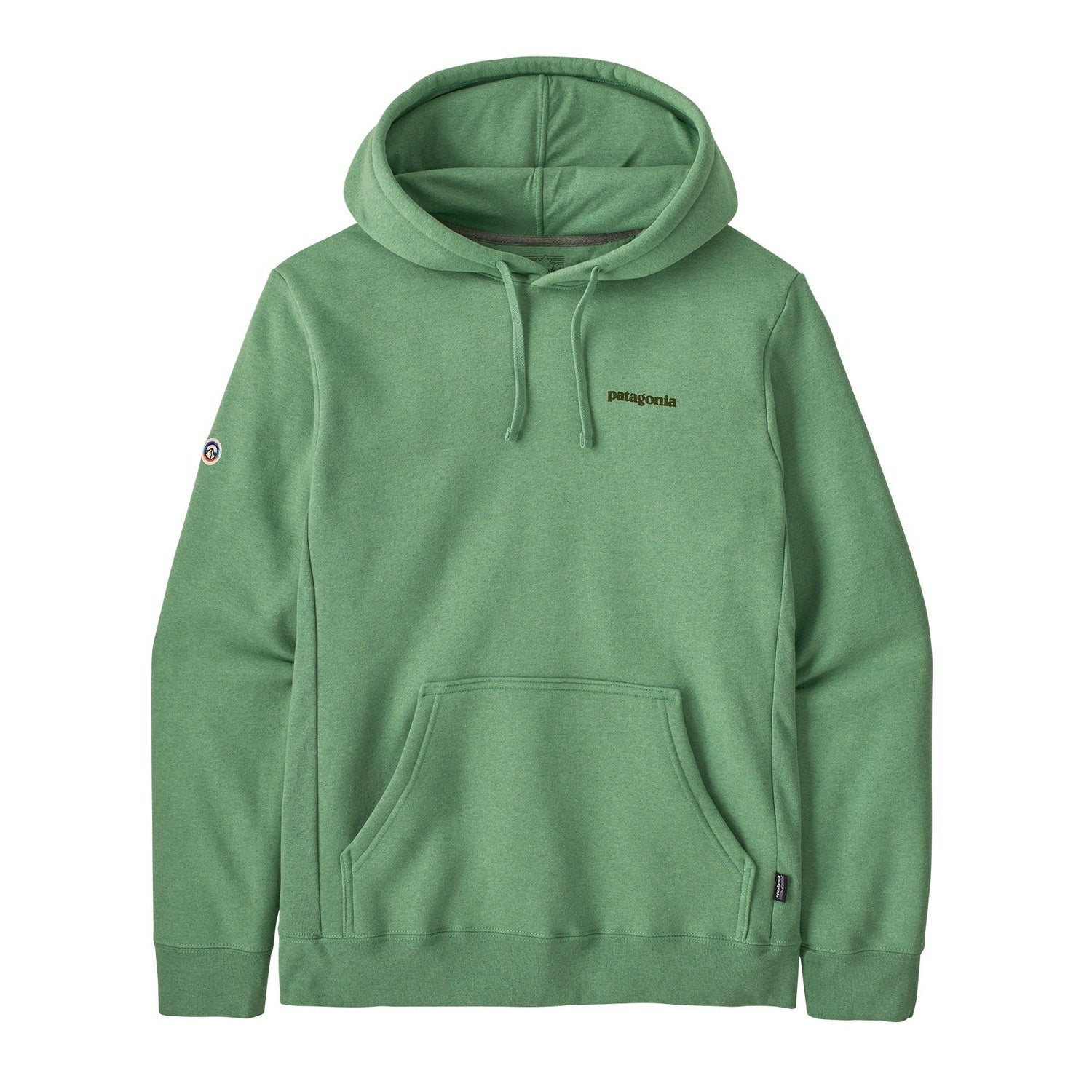 Patagonia 01. MENS APPAREL - MENS HOODIES|SWEATERS - MENS PO HOODY Men's Fitz Roy Icon Uprisal Hoody ELGR ELLWOOD GREEN