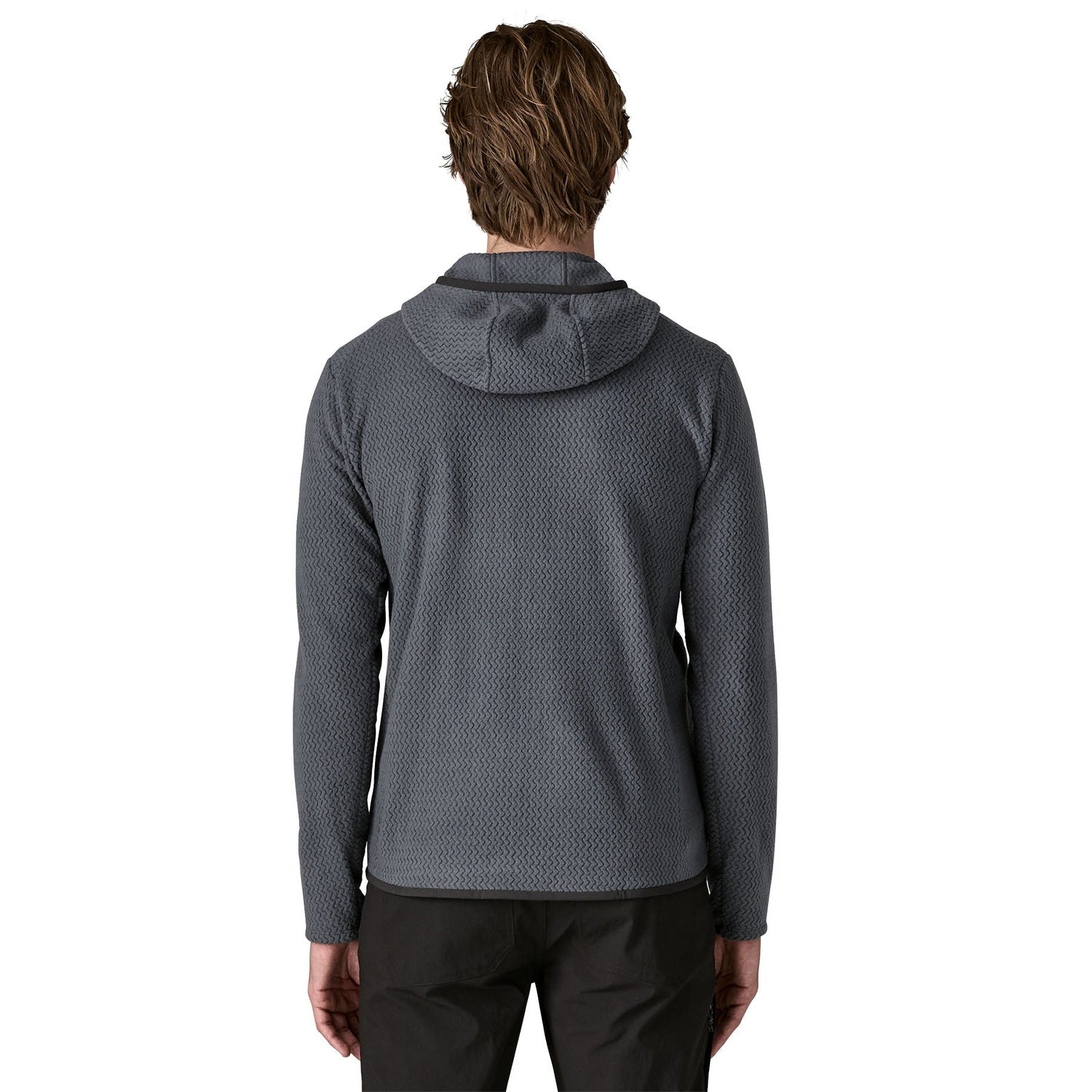 Patagonia 01. MENS APPAREL - MENS HOODIES|SWEATERS - MENS PO HOODY Men's R1® Air Fleece Full-Zip Hoody SMDB SMOLDER BLUE
